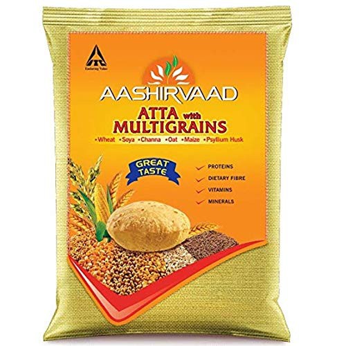 XJ Aashirvaad Multigrains  Atta, 2kg