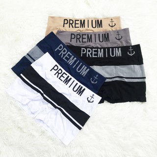 Boxer Premium กางเกงในชายขาสั้น การันตีใส่สบายไม่อึดอัดไร้รอยต่อ**มีซองทุกตัว