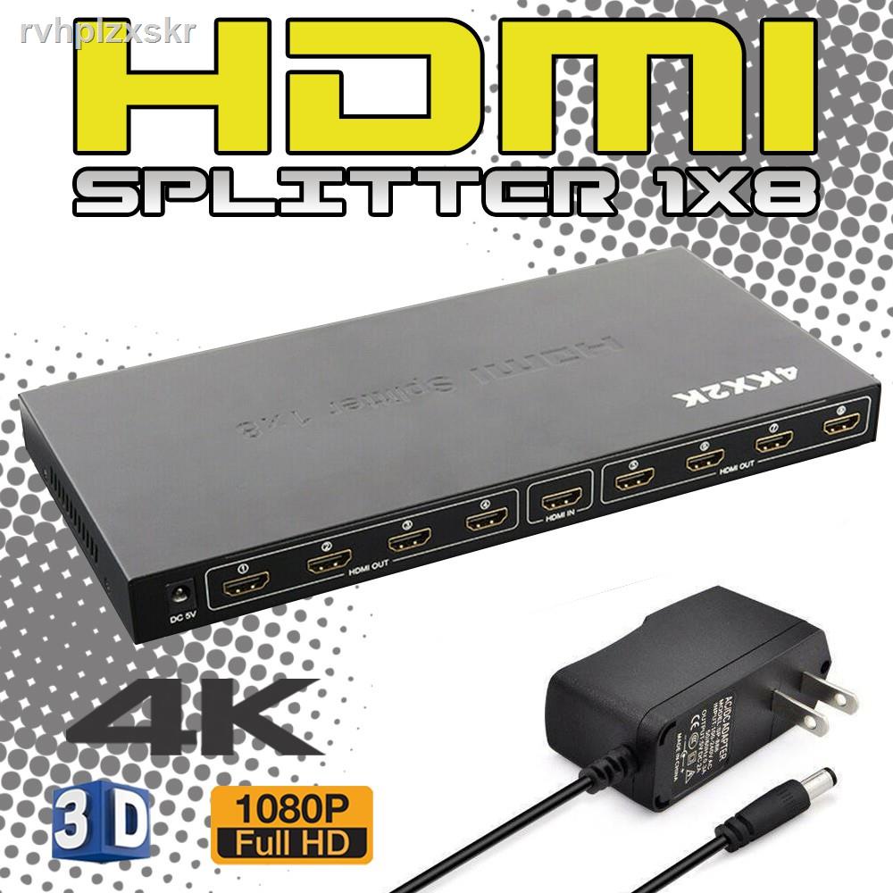 ❍✸3D 4K * 2K HDMI SPlitter 1X8 HDMI 1 In 8 Out switch splitter
