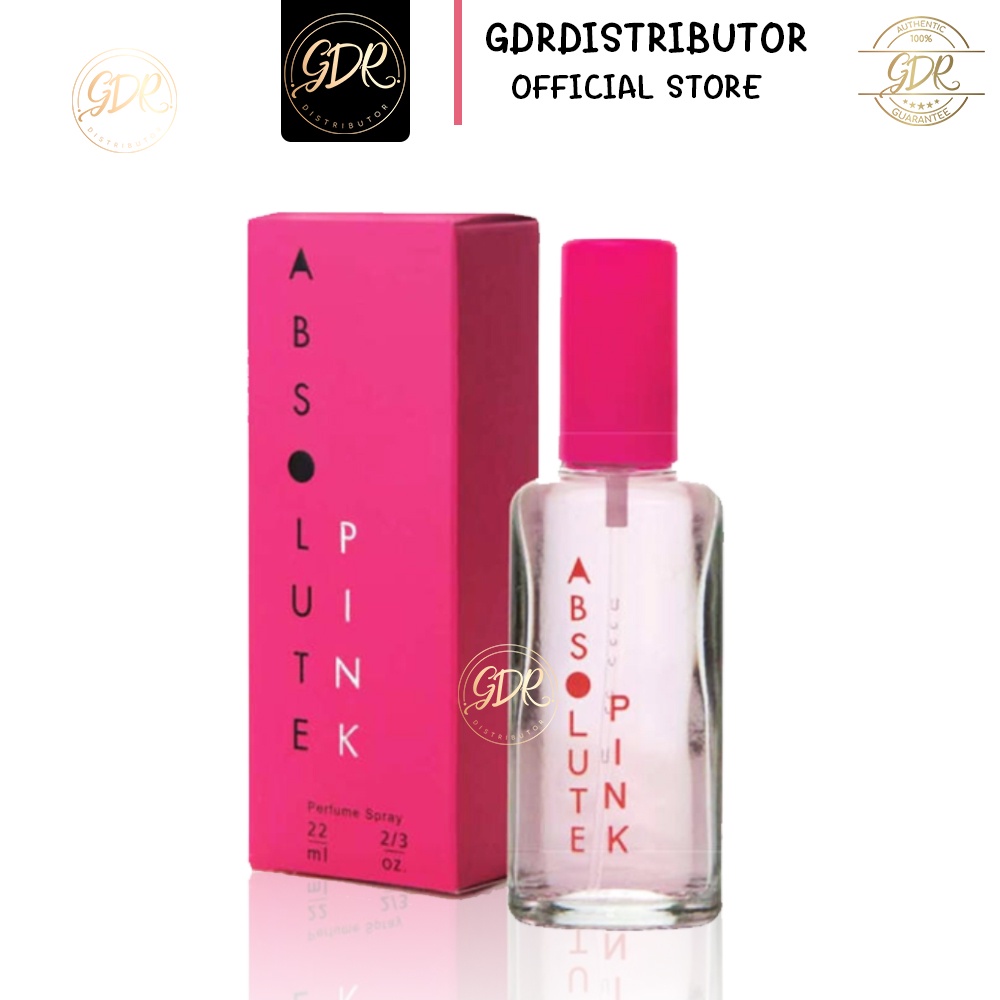 BONSOIR ABSOLUTE Pink Perfume Spary 22 ml บองซัวร์ แอ็บโซลูทพิงค์ เพอร์ฟูมสเปรย์ น้ำหอม