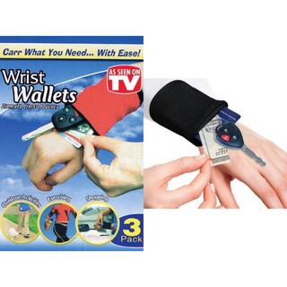 Wrist Wallets ผ้าสวมข้อมือเก็บของมหัศจจรย์