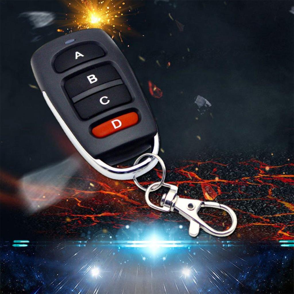 {จัดส่ง 24 ชม.} 433MHZ wireless copy remote control LZ-030ABCD key Channel 4 30mAh 433MHZ remote control #8