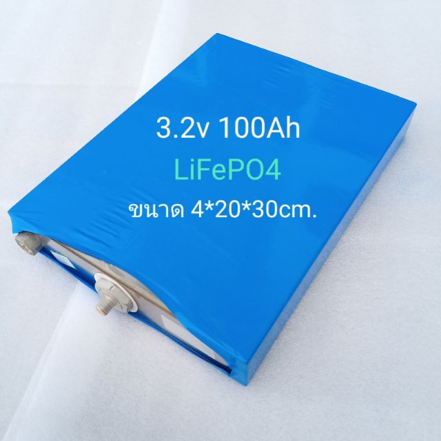 แบตเตอรี่ลิเธียมฟอสเฟต 3.2v 90Ah LiFePO4 สำหรับโซล่าเซลล์ เครื่องเสียงรถยนต์ ups รถโฟล์คลิฟท์ไฟฟ้า รถกอล์ฟ มือสองสภาพดี