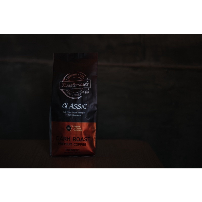 เมล็ดกาแฟ มาวิน คลาสสิค คั่วเข้ม 1 Kg. (Classic Mavin Coffee Bean) - รูปที่ 4