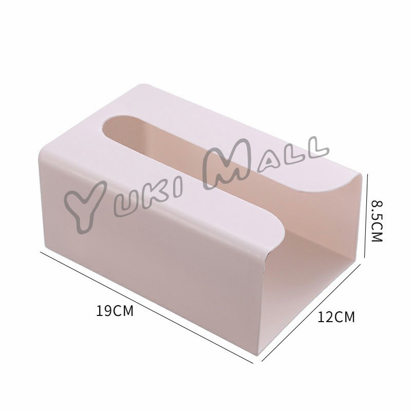 Yuki กล่องทิชชู่ติดผนัง มีแผ่นกาวติดยึดผนัง ไม่ต้องเจาะผนังWall Mounted Tissue Box - รูปที่ 6
