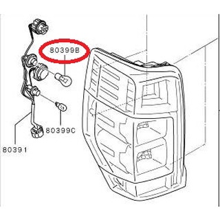 หลอดไฟเลี้ยว MS820029