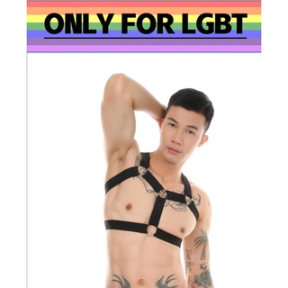 🌈✨สายรัดหน้าอก Private Structure สายรัดหน้าอกผู้ชาย Party Harness Y45