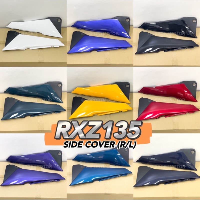 ฝาครอบ YAMAHA RXZ135 MILI SIDE (R/L) ฝาครอบ BATERRY BATERY ฝาครอบ BATERI TEPI RXZ 135