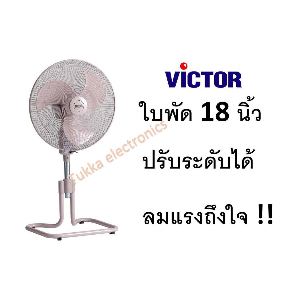 Victor พัดลมอุตสาหกรรม 18" ชมพู วิคเตอร์ IF-1861