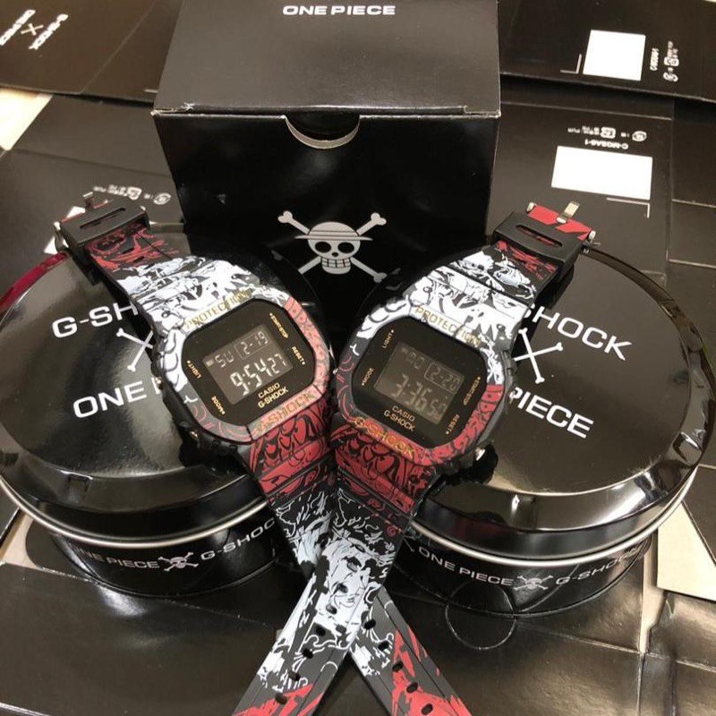 G-shock DW-5600 ONE PIECE COLLABORATION DW-5600 2020 EDITION ชุดกล่องครบชุด ONE PIECE LIMITED EDITION