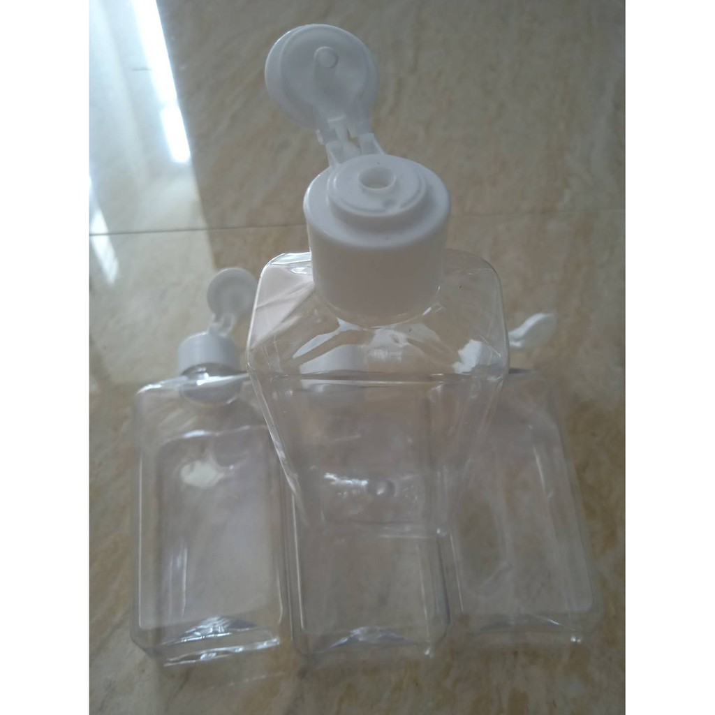 ขวด PE หนา (PE bottle with lid 100 ml)ฝาป็อกแป๊ก ขนาด 100 ml ขายยกโหล ราคาต่อ 12 ชิ้น (โหล)