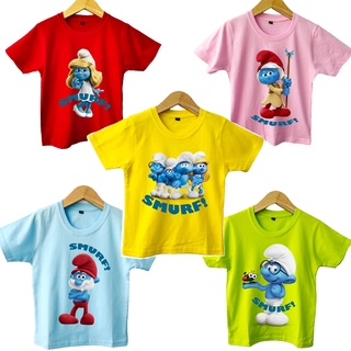 เสื้อยืด ลาย Smurf สําหรับเด็ก