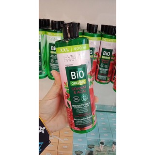 EVELINE Bio Organic - Granat &amp; Acai BIO Shampoo, 400 ml