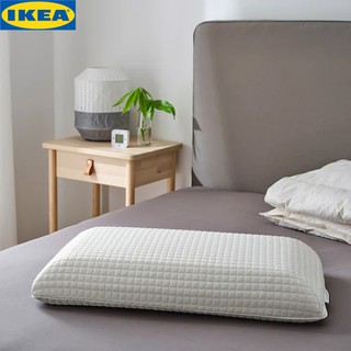 IKEA MJÖLKKLOCKA มเยิลค์คล็อคกา หมอนเออร์โกโนมิก นอนตะแคง/นอนหงาย41x71 ซม.เมมโมรีโฟมบุนวมเนื้อสัมผัสนุ่มเบาราวก้อนเมฆ