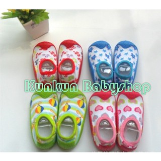 Kunkun Babyshop 2in1 รองเท้าหัดเดิน พื้นยางกันลื่น