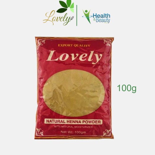 Henna Lovely แท้จากอินเดีย เฮนน่า ย้อมผม lovely natural henna powder 100g