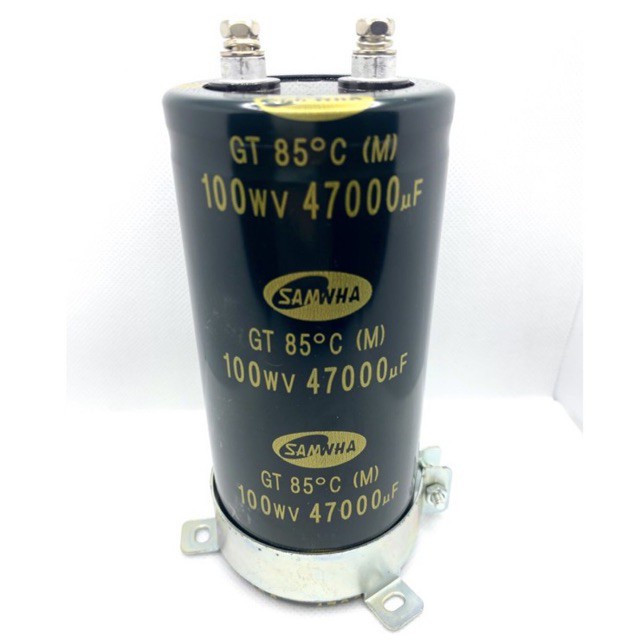 Capacitor ค่า 47000uF 100V. ยี่ห้อ SAMWHA ของแท้