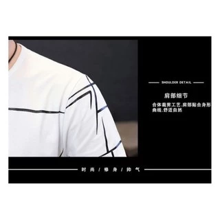 👕พร้อมส่งเสื้อยืดแฟชั่นผู้ชายลุคเกาหลี เนื้อผ้าดี ผ้าเนียนนุ่ม ใส่ไปไหนก็ดูเท่