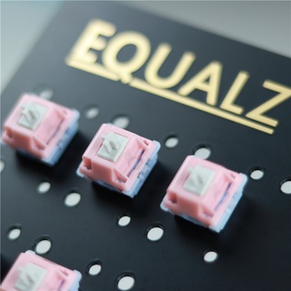 Equalz คีย์บอร์ดเชิงเส้น 62 กรัม 5Pin Macho สีชมพู สําหรับเกมเมอร์ DIY