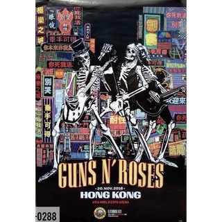 โปสเตอร์วงดนตรี วินเทจ Guns N’Roses