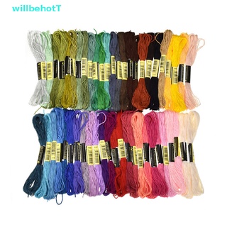 [WillbehotT] ไหมปักครอสสติตช์ ผ้าฝ้าย หลากสี 150 ชิ้น [ใหม่]