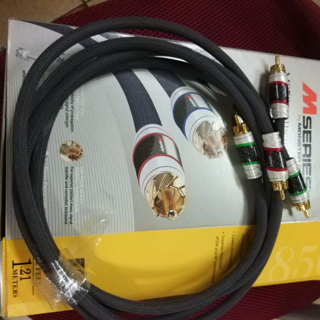 Monster สาย rca ยาว 1.2m รุ่น M850i