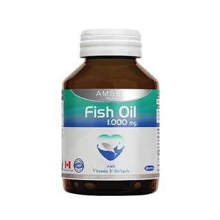 Amsel Fish Oil 60 Cap แอมเซล น้ำมันปลา ขนาด 60 แคปซูล 14767