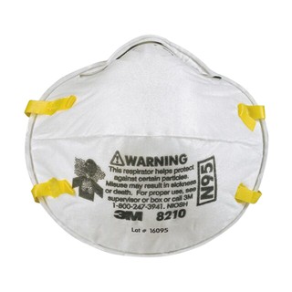 3M แท้ 100 % ตรวจสอบเลข Lot no ได้ 3M 8210 N95 (กล่อง20ชิ้น) หน้ากากป้องกันฝุ่น,Mask 3M Respirator ของแท้ 100%