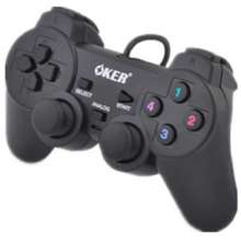 OKER Dual Shock Joystick USB U-706 จอยคอม (เล่นfifaได้จร้า)