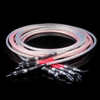 ใหม่ สายเคเบิลลําโพงเสียงไฮไฟ Nordost Valhalla พร้อมขั้วต่อ คาร์บอนไฟเบอร์