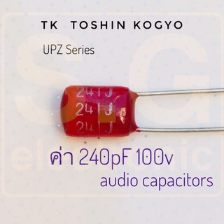 ((ชุด10ชิ้น)) C 240pF 100V TK audio grade capacitors Japan