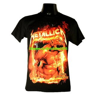 เสื้อวง Metallica เสื้อวงดนตรีร็อค เดธเมทัล เสื้อวินเทจ เมทัลลิกา MET1271