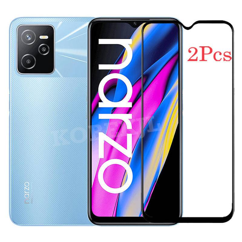 Realme Narzo 50APrimeกระจกนิรภัยคุณภาพสูงคลุมทั้งหมดฟิล์มแก้วRealme Narzo50A Prime Narzo50i Narzo50A