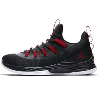 Nike รองเท้าบาส ฟิตเนส Jordan Ultra Fly 2 Low ลิขสิทธิ์แท้ สี*black/university red/white*