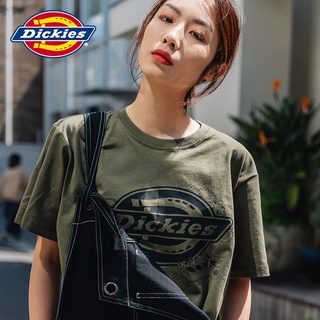 เสื้อยืดแขนสั้นลําลอง ผ้าฝ้าย พิมพ์ลาย Dickies แฟชั่นฤดูร้อน สําหรับผู้ชาย และผู้หญิง