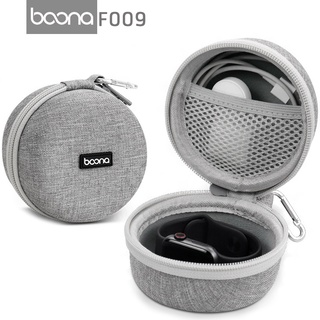 BOONA กระเป๋าจัดระเบียบ 1 ช่องซิป โครงแข็ง เก็บสมาร์ทวอทช์  EVA  Smart Watch Organizer พร้อมที่เก็บสายชาร์จ รุ่น BN-F009