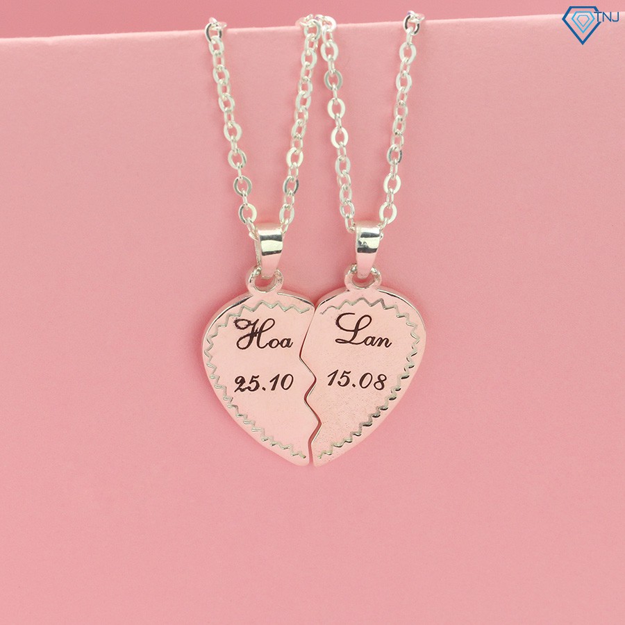 สร้อยคอเพื่อนสนิทสลักชื่อ DCD0032 TNJ Jewelry