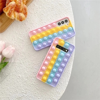 เคสโทรศัพท์มือถือ กันกระแทก ลาย Pop it สําหรับ Samsung Galaxy A02 A71 A50 A50s A30s A12 A70 A70s A72 A51 A31 A52 A01 S21 Note 20 S20 Ultra Plus