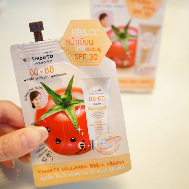 Tomato Collagen BB&CC Creamสมูทโตะ โทเมโท คอลลาเจนbb&cc