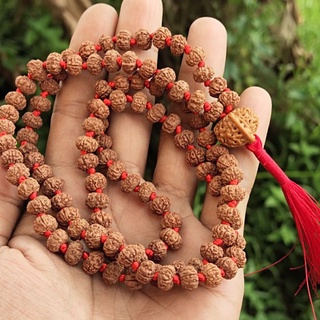 Rudraksha mukhi ลูกตุ้มพระพิฆเนศ 5 เชือก