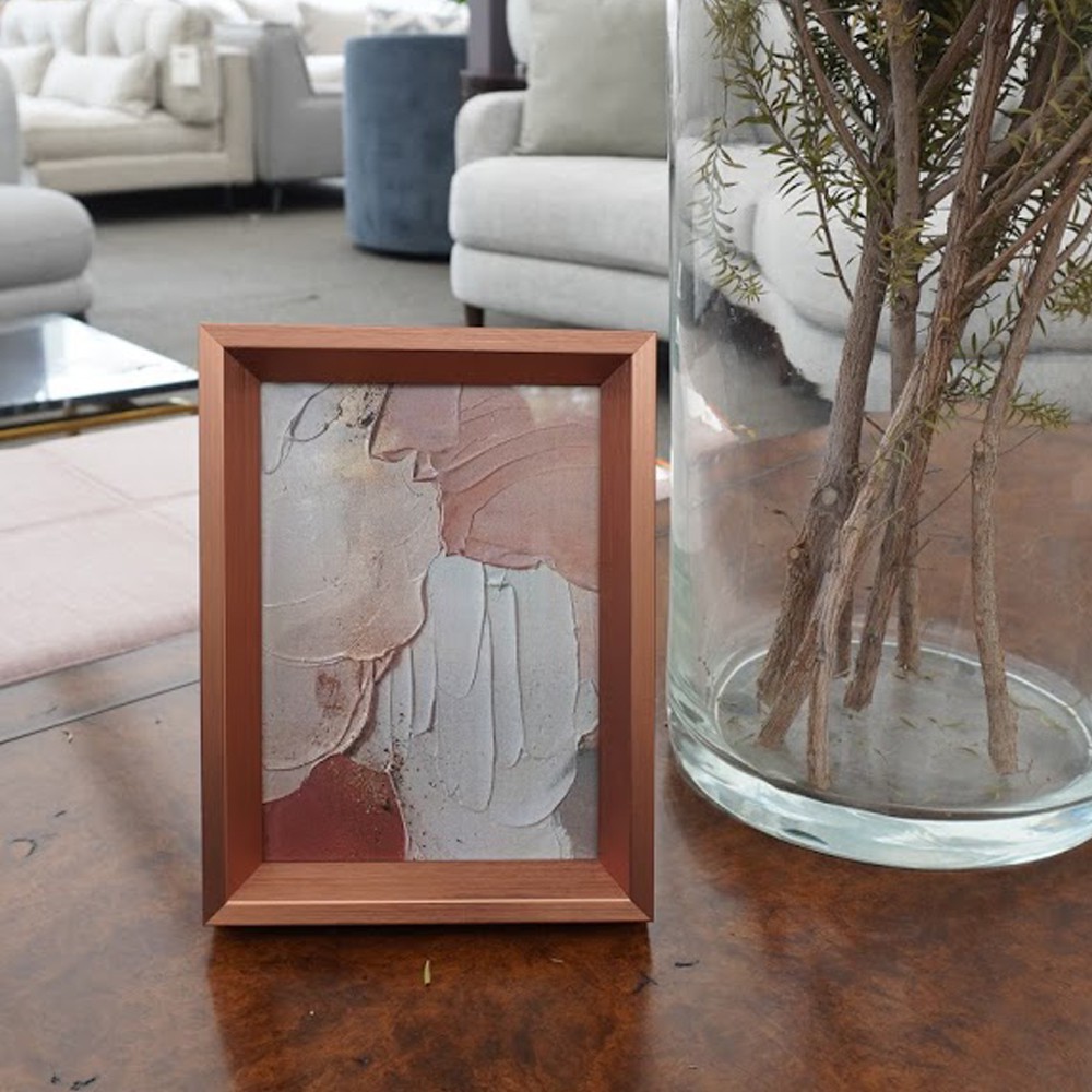 C&C Home ของตกแต่งบ้าน กรอบรูปตั้งโต๊ะ กรอบรูป 5x7นิ้ว กรอบรูปลายไม้ กรอบรูปประดับบ้าน วินเทจ Decora