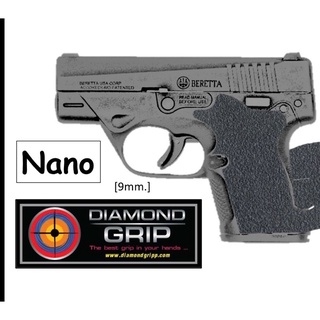 กันลื่นติดปืน Diamondgripp Beretta Nano เนื้อยางหนึบๆ