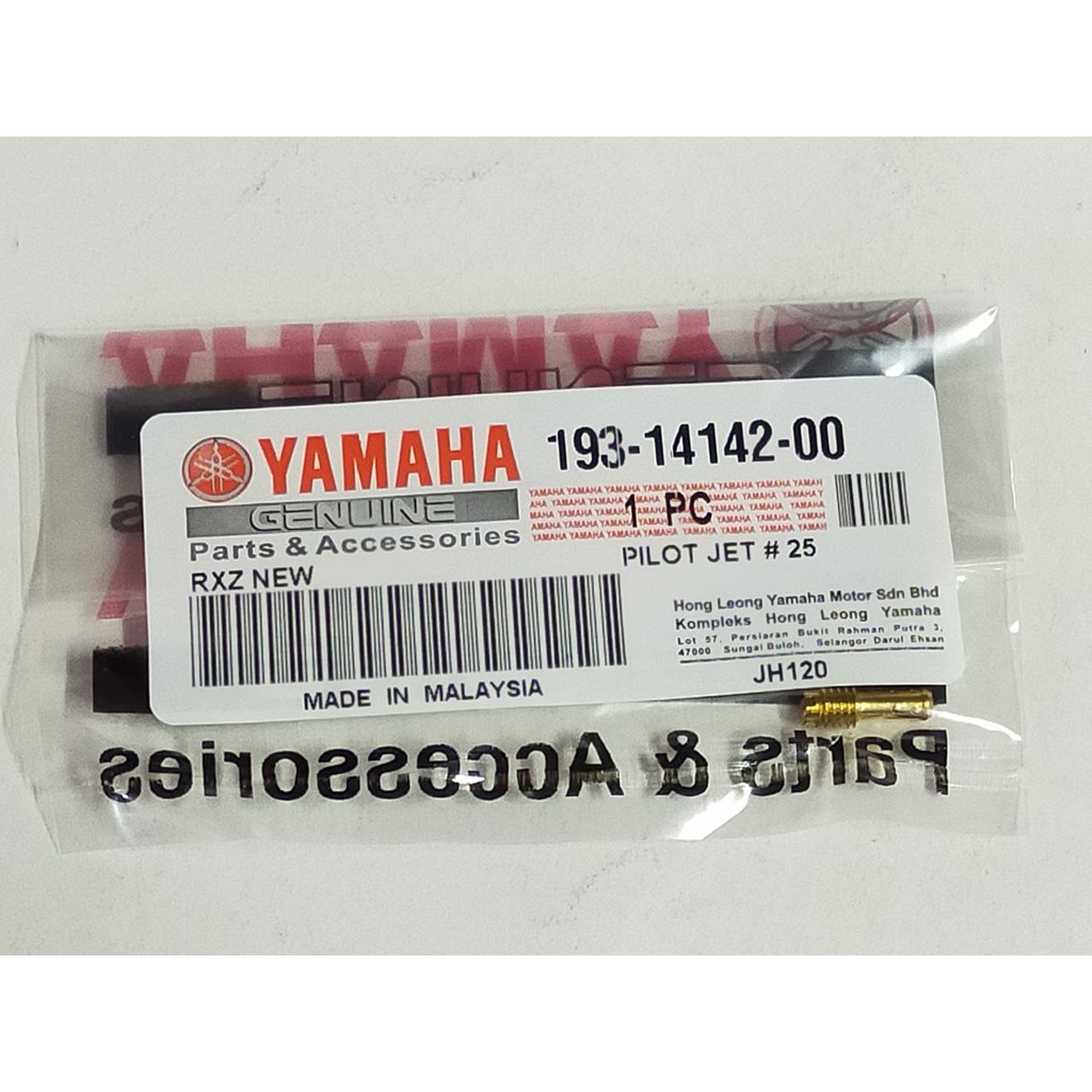 YAMAHA RXZ TS125 Y125Z Y125ZR TZM Y110 PILOT JET PILOTJET PJ สําหรับรถยนต์ขนาด (25-37.5) HONG LEONAN
