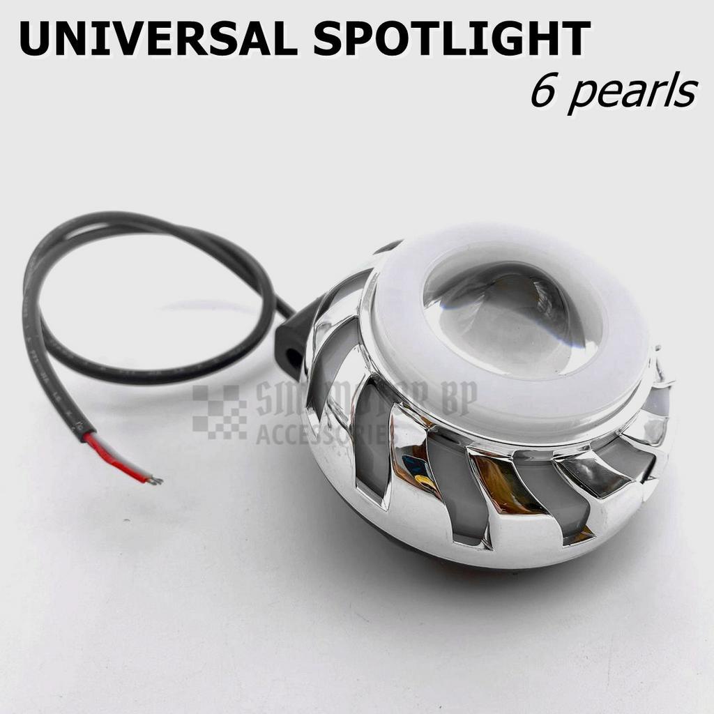 UNIVERSAL MOTORCYCLE SPOTLIGHT T6C 10w