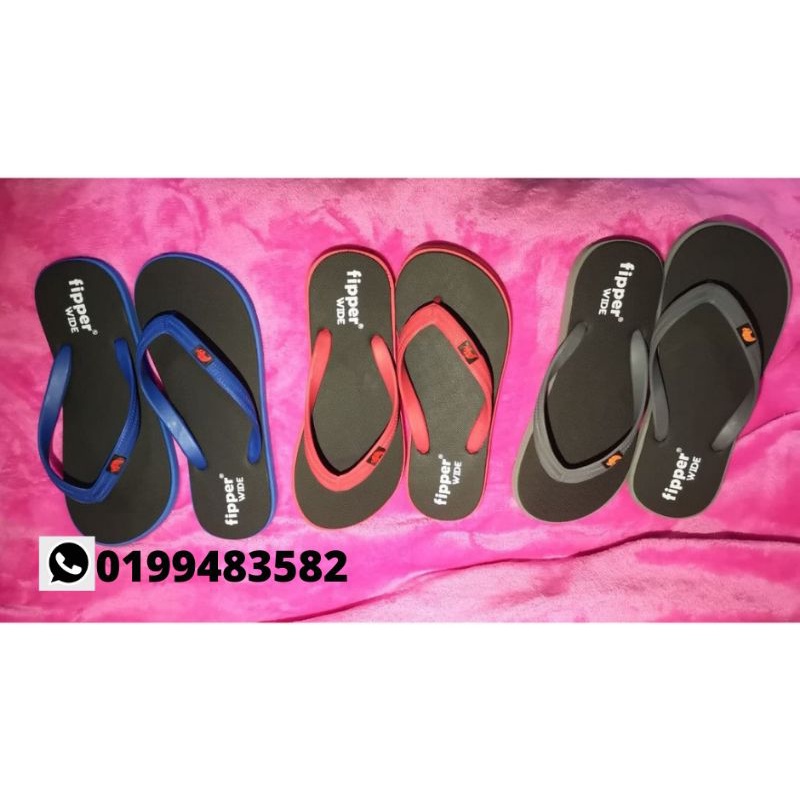 Fipper Slipper ยางกว้างสําหรับผู้ชายและผู้หญิง