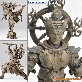 งานแท้ ฟิกม่า Kaiyodo Revoltech Takeya Zochoten Virudhaka โซโจเท็น ท้าววิรุฬหก Wooden Style Edition EX รูปปั้นเทพเจ้า