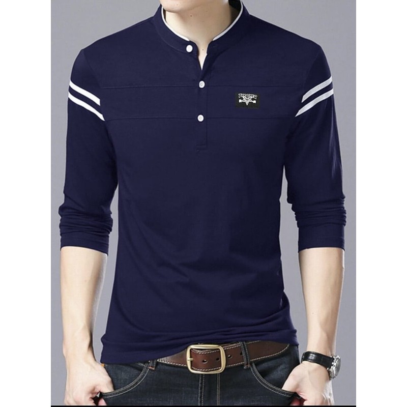 SHANGHAI COLLAR KOKO เสื้อยืดผู้ชาย, PREMIUM PEGASUS LONG MENS TOP