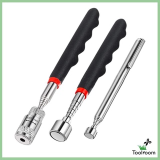 3x Telescopic Adjustable Magnetic Pick up Tool Magnet Grip Long Stick with LED Light for Quick Effective Powerful Extendable Retrieving Pen Tool