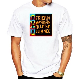 เสื้อยืด พิมพ์ลาย Aaca Luke Cage African American College Alliance สีดํา ไซซ์ M L Xl 234Xl N311 012909S-5XL