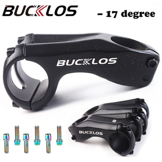 Bucklos คอแฮนด์รถจักรยาน 17 องศา 1-1/8 นิ้ว 70 มม. น้ําหนักเบา สําหรับรถจักรยานเสือภูเขา